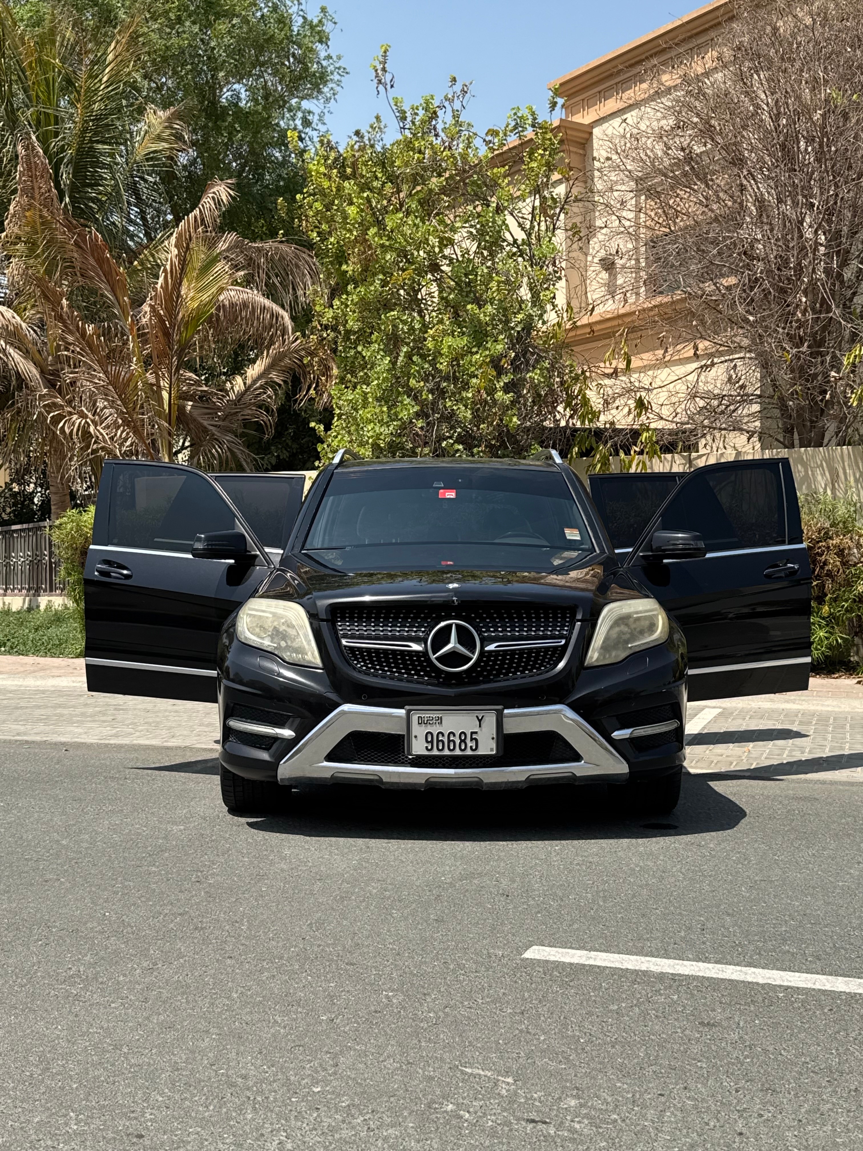 zwart Mercedes Benz GLK 350 4matic 2014